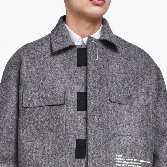 AW18 OAMC KUNSTHALLE FELT OVERSHIRT JACKET L - Picture 15 of 16